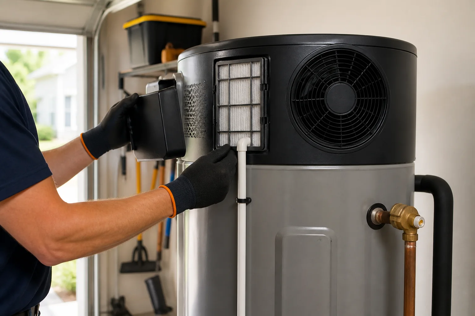 Residential water heater inspection