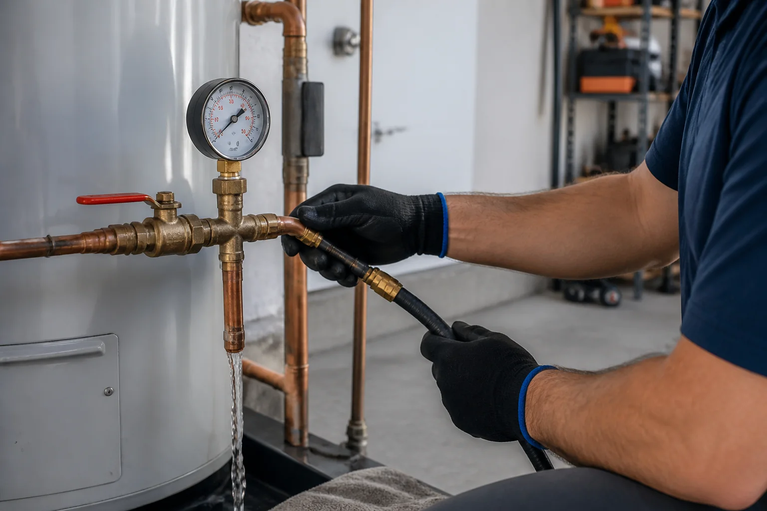 Residential water heater inspection