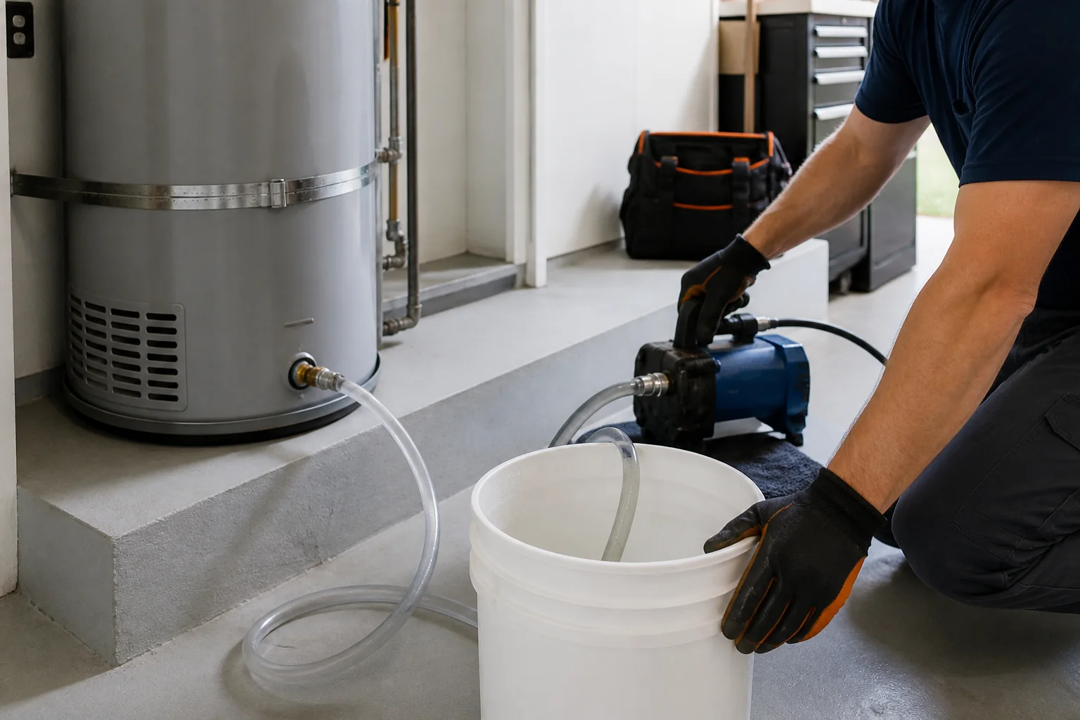 Residential water heater inspection for Spring